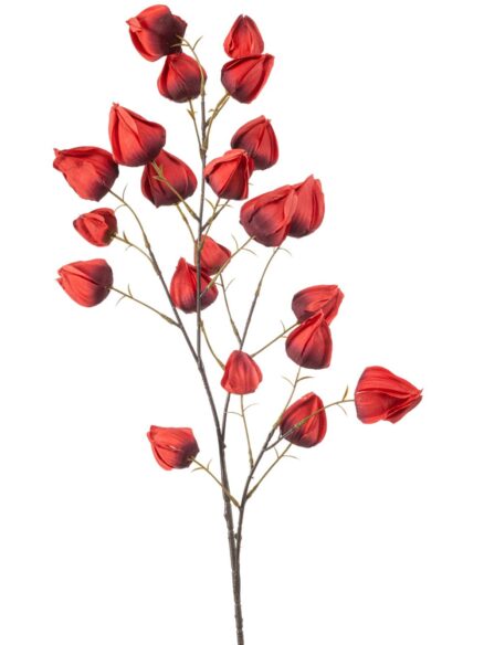 physalis red artificial flower autumn winter collection 2025