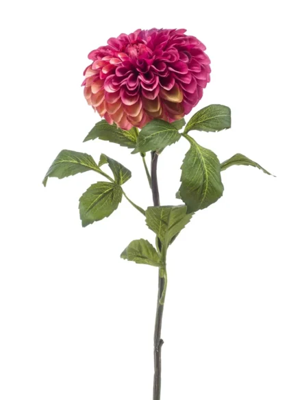 Emerald articifial flower - dahlia pink